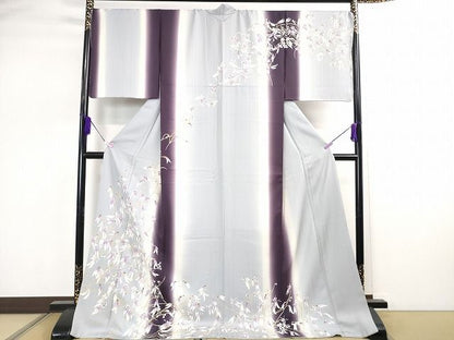 平和屋本店■極上　訪問着　雪の下 　ユキノシタ　暈し染め　逸品　未使用　DZAA2120kh4 - 平和屋