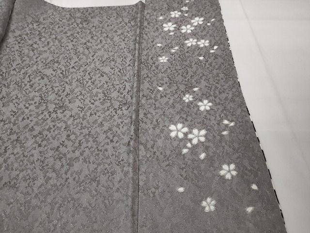 平和屋本店■極上　中国三大刺繍　相良刺繍　訪問着　おぼろ染め　吉祥花文　暈し染め　銀通し地　逸品　DZAA2178kh4 - 平和屋
