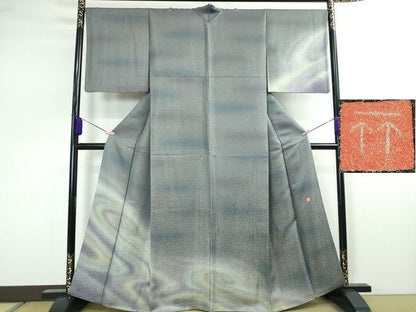 平和屋本店■極上　久保田一竹　幻の辻が花　訪問着　笹鳥地紋　暈し染め　金通し地　健勝苑扱い　逸品　DZAA2199kh4 - 平和屋