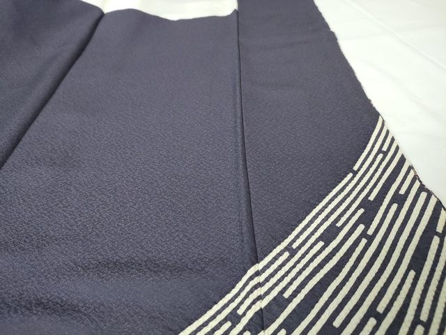 平和屋本店■極上　十日町　名門　滝泰謹製　訪問着　束ね熨斗　銀通し地　逸品　DZAA2202kh4 - 平和屋