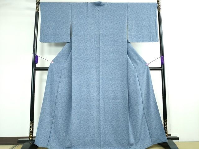 平和屋本店■極上　人間国宝 小宮康孝　江戸小紋　吉祥文様　青藍色地　逸品　DZAA2218kh4 - 平和屋