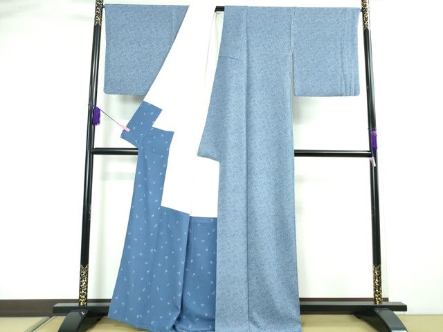 平和屋本店■極上　人間国宝 小宮康孝　江戸小紋　吉祥文様　青藍色地　逸品　DZAA2218kh4 - 平和屋