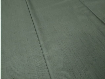平和屋本店■極上　夏物　男性　紗紬　キングサイズ　豆がら茶色地　逸品　DZAA2222kh4 - 平和屋