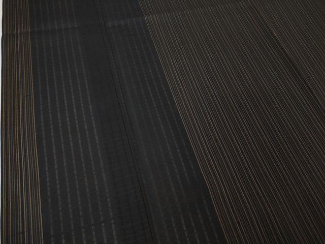 平和屋本店■極上　夏物　男性　紗紬　格子　キングサイズ　逸品　DZAA2249kh4 - 平和屋