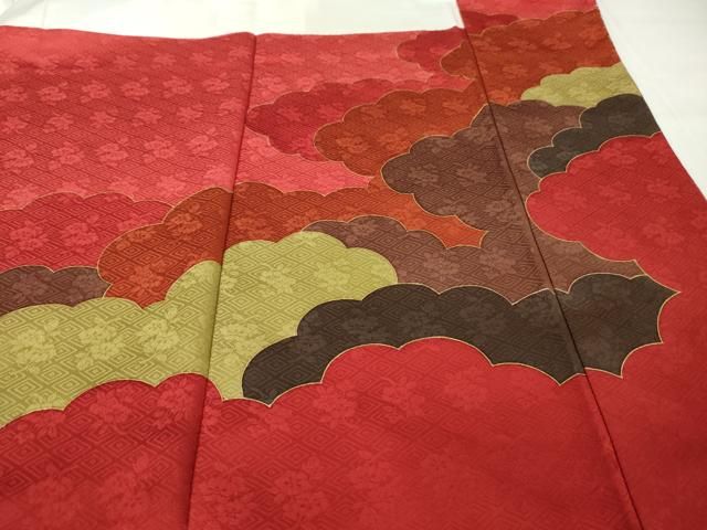 平和屋本店■極上　皇室献上作家　藤井寛　振袖　駒刺繍　雲取り吉祥花文　金彩　逸品　DZAA2390kh4 - 平和屋