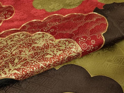 平和屋本店■極上　皇室献上作家　藤井寛　振袖　駒刺繍　雲取り吉祥花文　金彩　逸品　DZAA2390kh4 - 平和屋