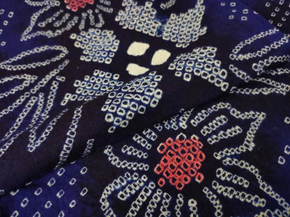 平和屋本店■極上　夏物　浴衣　有松鳴海絞り　草花文　綿　逸品　未使用　DZAA2401kh4 - 平和屋