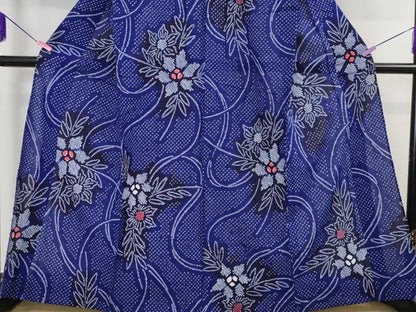 平和屋本店■極上　夏物　浴衣　有松鳴海絞り　草花文　綿　逸品　未使用　DZAA2401kh4 - 平和屋