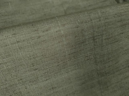 平和屋本店■極上　紬　単衣　色無地　鼠色　逸品　DZAA2508kh5 - 平和屋