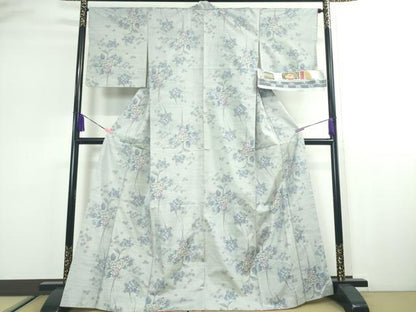 平和屋本店■極上　都喜ヱ門　本場大島紬　花に乾杯　藤絹織物謹製　証紙付き　逸品　DZAA2524kh5 - 平和屋