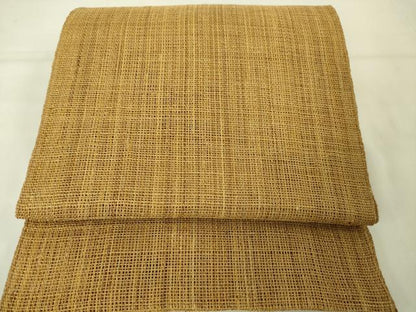 平和屋本店■極上　夏物　古代原始布　科布　八寸名古屋帯　逸品　未使用　DZAA2599kh5 - 平和屋