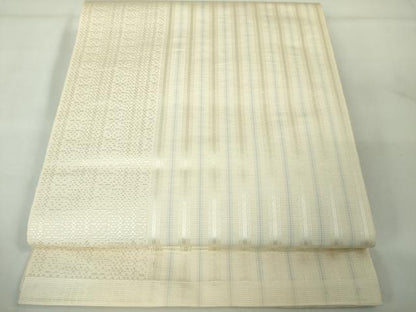 平和屋本店■極上　本場筑前博多織　八寸名古屋帯　吉野間道　逸品　未使用　DZAA2604kh5 - 平和屋