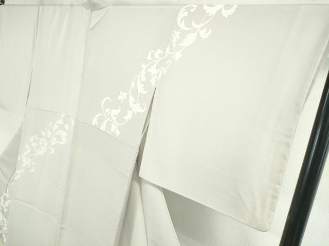 平和屋本店■極上　訪問着　葡萄唐草文　金彩　薄梅鼠色地　染の近江謹製　逸品　DZAA2606kh5 - 平和屋