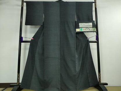 平和屋本店■極上　結城ちぢみ　はたおり娘　奥順謹製　証紙・証明書付き　逸品　DZAA2709kh5 - 平和屋