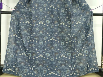 平和屋本店■極上　夏物　染織の名門　しょうざん 生紬　訪問着　花唐草文　逸品　DZAA2720kh5 - 平和屋