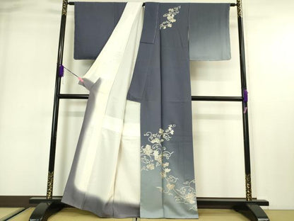 平和屋本店■極上　金彩友禅　卓越技能者・名工・和田光正　訪問着　葡萄唐草文　暈し染め　金銀彩　逸品　未使用　DZAA2747kh5 - 平和屋