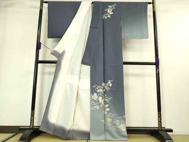 平和屋本店■極上　金彩友禅　卓越技能者・名工・和田光正　訪問着　葡萄唐草文　暈し染め　金銀彩　逸品　未使用　DZAA2747kh5 - 平和屋