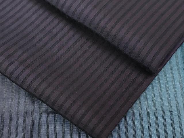 平和屋本店■極上　道行コート　スリーシーズン　春夏秋　ロング丈　縞　暈し染め　逸品　DZAA2827kh5 - 平和屋