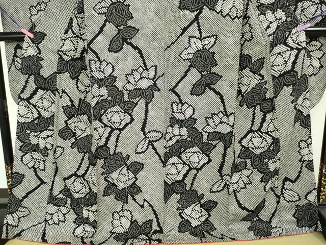 平和屋本店■極上　振袖　総絞り　草花文　逸品　DZAA2840kh5 - 平和屋