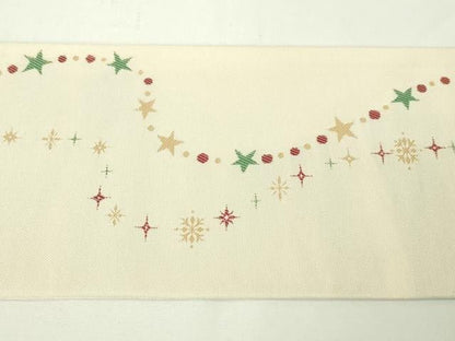 平和屋本店■極上　九寸名古屋帯　クリスマス　ベル　金銀糸　逸品　未使用　DZAA2899kh5 - 平和屋