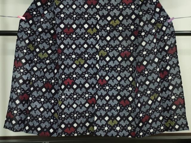 平和屋本店■極上　夏物　浴衣　有松鳴海絞り　花菱並べ　綿　逸品　DZAA2922kh5 - 平和屋