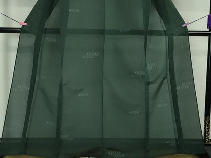 平和屋本店■極上　夏物　夏お召　縦絽　観世水　逸品　未使用　DZAA2941kh5 - 平和屋