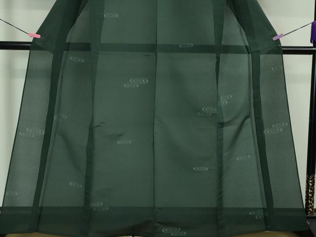 平和屋本店■極上　夏物　夏お召　縦絽　観世水　逸品　未使用　DZAA2941kh5 - 平和屋