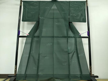 平和屋本店■極上　夏物　夏お召　縦絽　観世水　逸品　未使用　DZAA2941kh5 - 平和屋