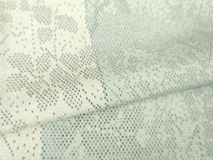 平和屋本店■極上　銀座越後屋　本塩沢　単衣　枝葉間道　逸品　DZAA3102kh5 - 平和屋