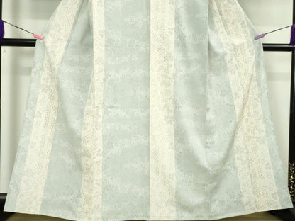 平和屋本店■極上　銀座越後屋　本塩沢　単衣　枝葉間道　逸品　DZAA3102kh5 - 平和屋