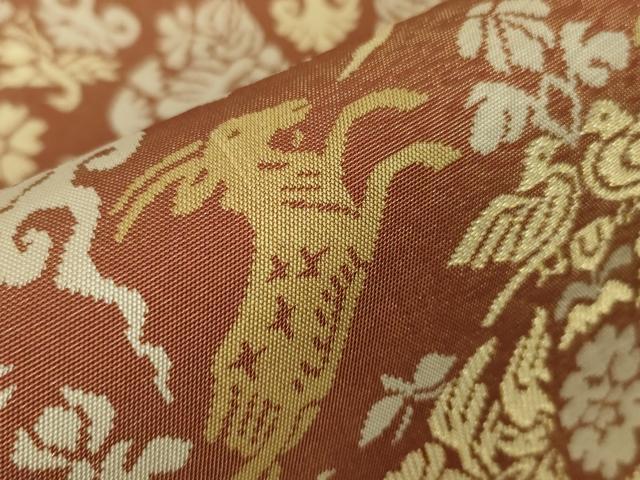 平和屋本店■最高級　人間国宝　北村武資　経錦　六通柄袋帯　遊鹿文　金糸　逸品　DZAA3121kh5 - 平和屋