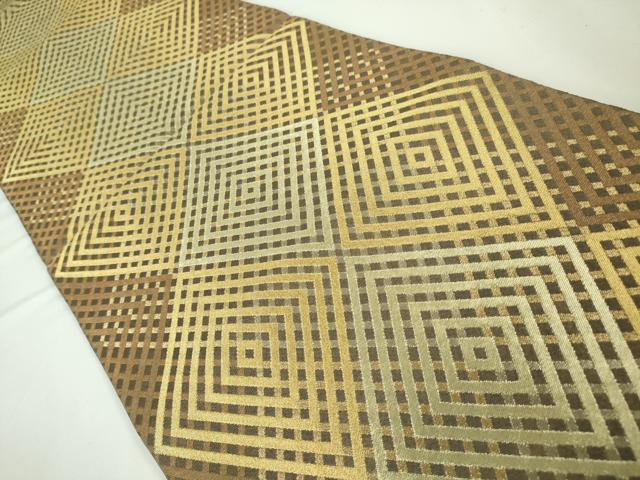 平和屋本店■最高級　人間国宝　北村武資　煌彩錦　六通柄袋帯　入子菱　金糸　逸品　DZAA3122kh5 - 平和屋