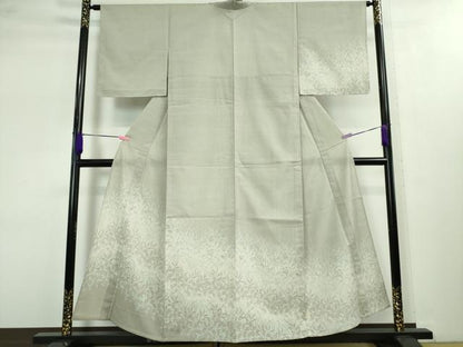 平和屋本店■極上　本塩沢　訪問着　単衣　草葉文　逸品　未使用　DZAA3144kh5 - 平和屋