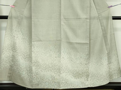 平和屋本店■極上　本塩沢　訪問着　単衣　草葉文　逸品　未使用　DZAA3144kh5 - 平和屋