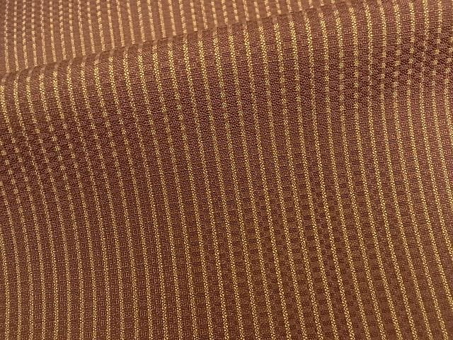 平和屋本店■希少　山下八百子　本場黄八丈　市松綾織　紬　正絹　逸品　DZAA3153kh5 - 平和屋