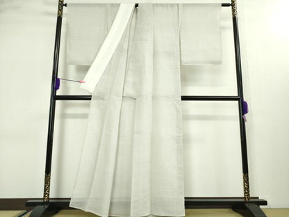 平和屋本店■極上　夏物　本場大島紬　夏大島　白大島　蚊絣　ますいわ屋扱い　逸品　DZAA3159kh5