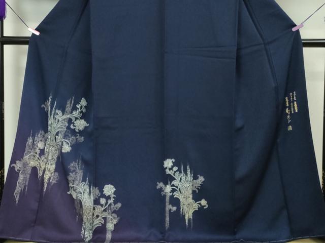 平和屋本店■極上　 金彩友禅　卓越技能者・名工・和田光正　訪問着　洋花文　暈し染め　金銀彩　やまと誂製　逸品　未使用　DZAA3166kh5