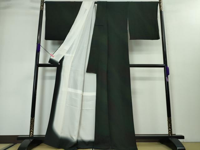 平和屋着物●極上　前田仁仙　仁仙更紗　小紋　暈し染め　鬼しぼ縮緬　さが美扱い　逸品　DZAA3184kh6