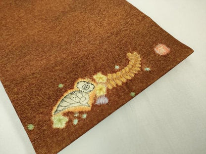 平和屋本店■極上　初代 久保田一竹　太鼓柄袋帯　葵　金通し地　逸品　DZAA3231kh5 - 平和屋
