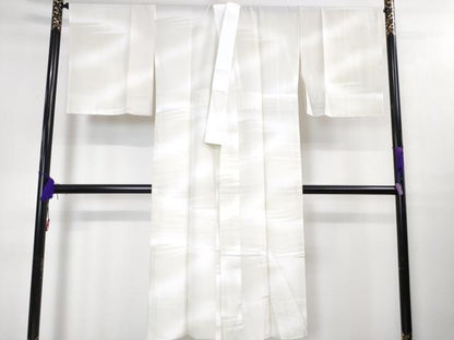 平和屋本店■極上 訪問着・長襦袢(無双仕立て)・袋帯 3点セット　駒刺繍　道長正倉院花文　淡藤色地　反端付き　逸品　未使用　DZAA3276kh5