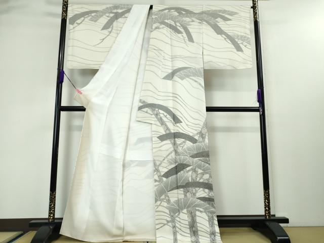 平和屋本店●極上　京友禅作家　山科春宣　訪問着　老松　逸品　未使用　DZAA3347kh6