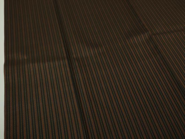 平和屋本店●極上　男性　本場黄八丈　黒八丈　まるまなこ　紬　逸品　DZAA3371kh6