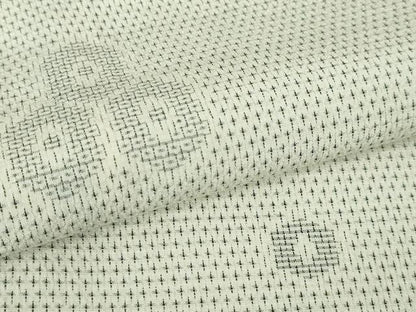 平和屋本店▽極上 白鷹お召 単衣 反端付き 逸品 未使用 DZAA3379kh5