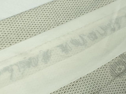 平和屋本店▽極上 白鷹お召 単衣 反端付き 逸品 未使用 DZAA3379kh5