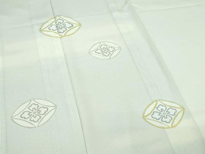 平和屋本店■極上　夏物　訪問着　絽　花菱　銀彩　逸品　未使用　DZAA3414kh5 - 平和屋