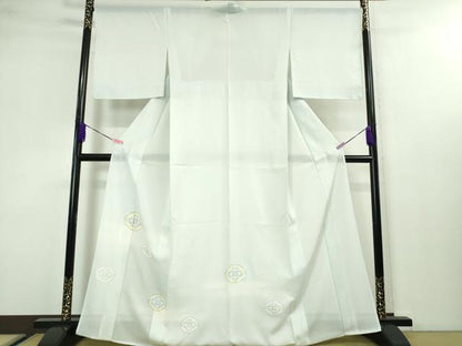 平和屋本店■極上　夏物　訪問着　絽　花菱　銀彩　逸品　未使用　DZAA3414kh5 - 平和屋