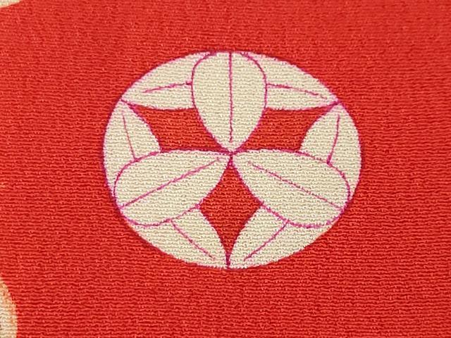 平和屋本店■極上　アンティーク　大正ロマン　振袖・長襦袢(袷)セット　吉祥花鳥文　暈し染め　逸品　DZAA3421kh5 - 平和屋