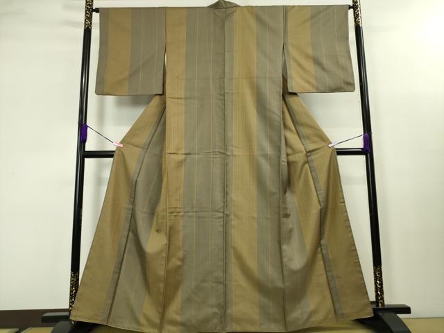 平和屋本店■極上　本場黄八丈　まるまなこ　紬　間道　逸品　DZAA3577kh5