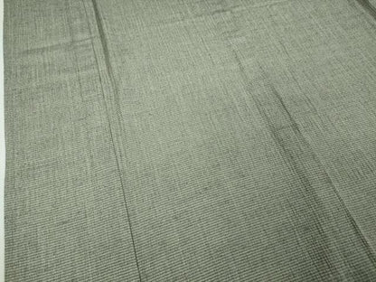 平和屋本店▽極上 結城紬 もめんちぢみ 単衣 結城屋謹製 綿 証紙付き 逸品 DZAA3611kh5
