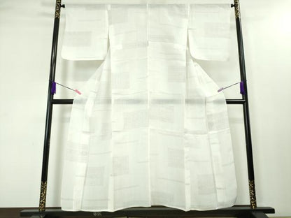 平和屋本店■最高級　夏物　重要無形文化財　越後上布　逸品　未使用　DZAA3701kh5